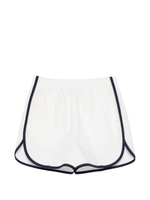 Prada contrast-trim shorts - White - zdjęcie produktu nr 1