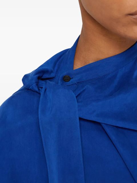 Ferragamo asymmetric mini dress - Blue