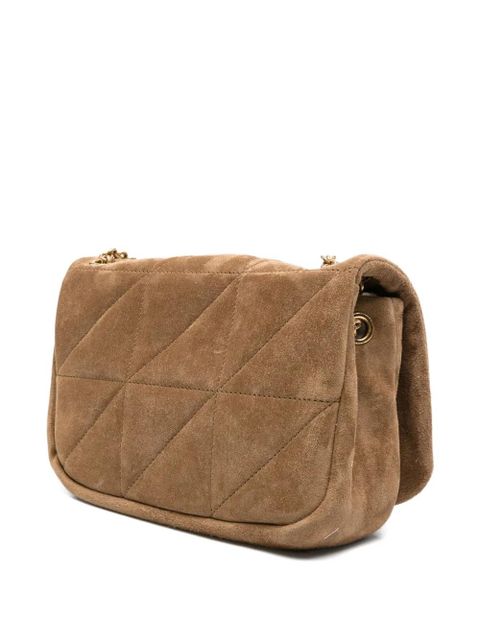 Saint Laurent Jamie 4.3 quilted suede shoulder bag - Brown