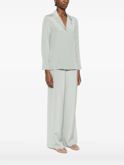 Max Mara collared buttoned shirt - Green