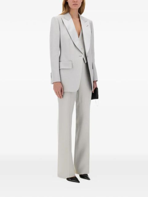 TOM FORD Barathea silk gilet - Grey - zdjęcie produktu nr 2