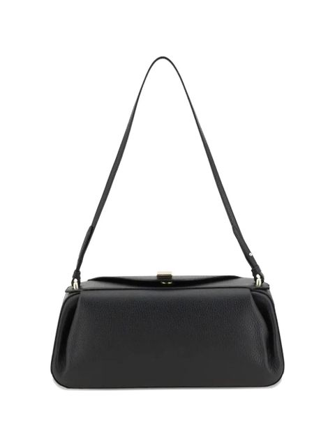 Yuzefi Oyster pebble-grain shoulder bag - Black - zdjęcie produktu nr 1