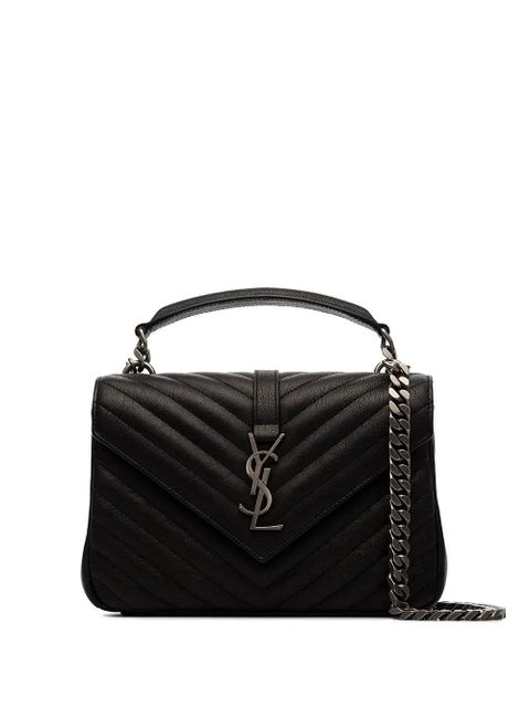 Saint Laurent medium College shoulder bag - Black - zdjęcie produktu nr 1