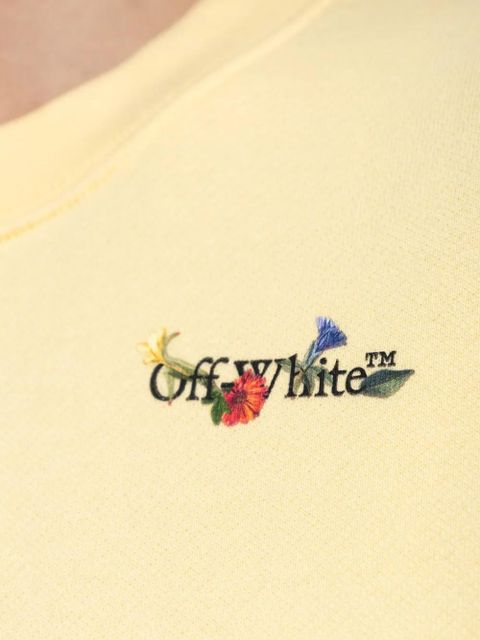 Off-White arrows-print crew-neck sweatshirt - Yellow