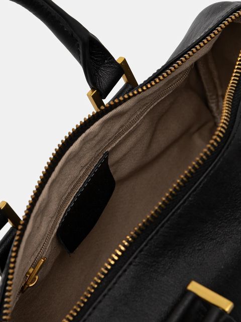 Answear.LAB torebka skórzana kolor czarny