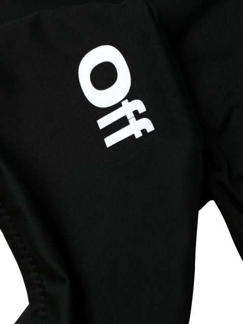 Off-White cut-out bikini set - Black