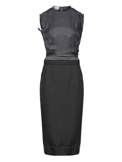 Maison Margiela panelled pencil dress - Grey - zdjęcie produktu nr 1
