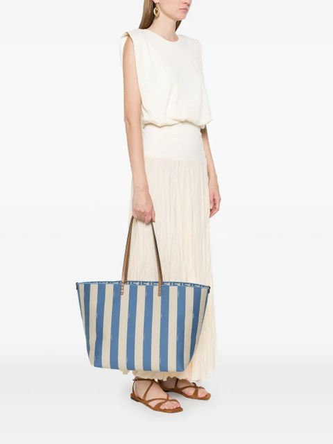 FENDI large Roll cotton tote bag - Blue - zdjęcie produktu nr 2