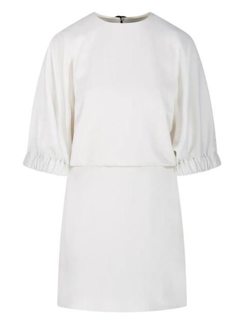 Max Mara Rum puffed-sleeve mini dress - White - zdjęcie produktu nr 1