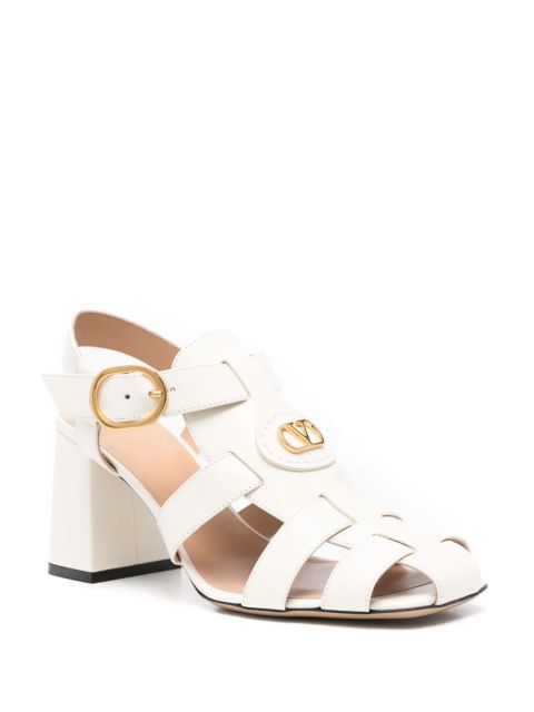 Valentino Garavani 80mm VLogo sandals - Neutrals