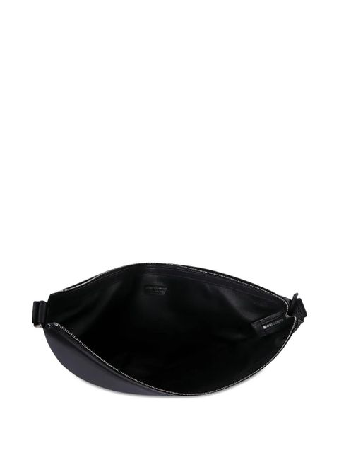 The Row adjustable leather shoulder bag - Black