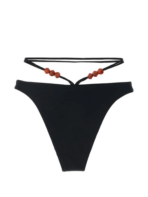Magda Butrym bead-detail bikini bottoms - Black - zdjęcie produktu nr 2
