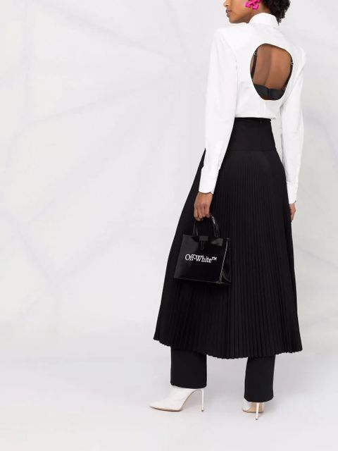 Off-White logo plaque cut-out shirt - zdjęcie produktu nr 2