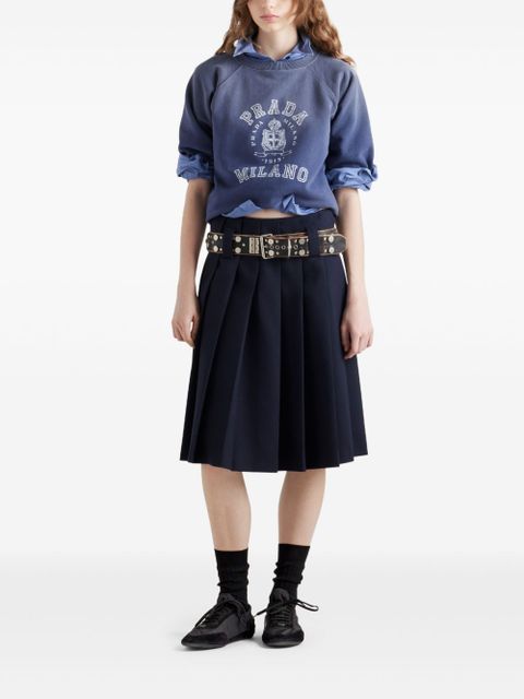 Prada logo-print T-shirt - Blue - zdjęcie produktu nr 2