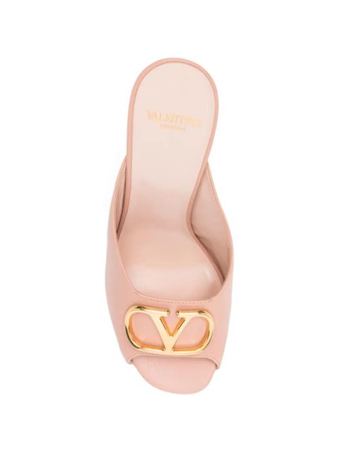 Valentino Garavani logo-embellishment sandals - Pink