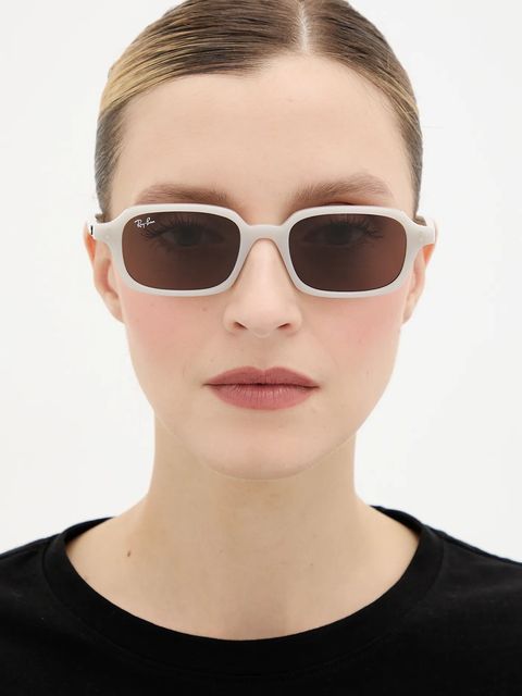 Ray-Ban okulary przeciwsłoneczne kolor beżowy 0RB4455