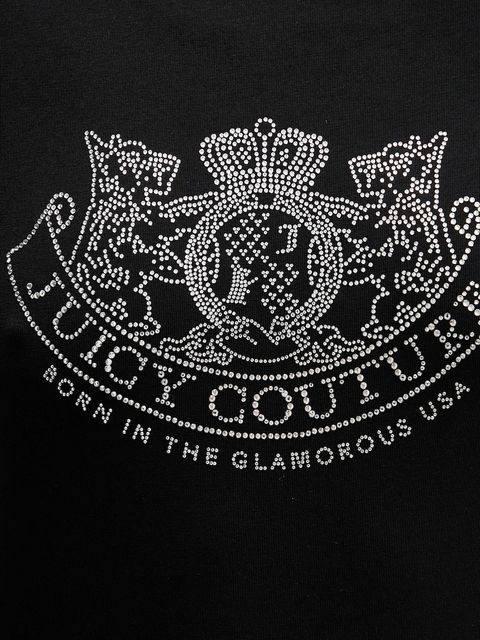 Juicy Couture t-shirt damski kolor czarny JCGTK225015