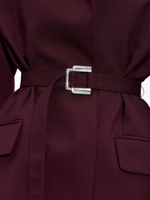 The Attico belted blazer - Purple