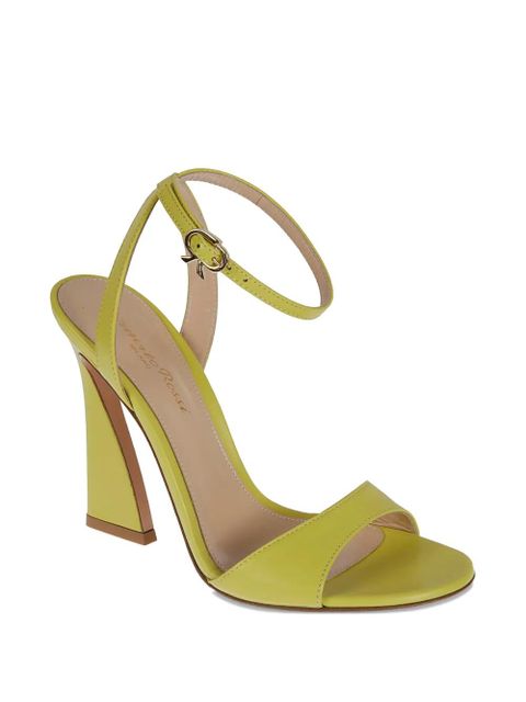 Gianvito Rossi Ribbon-buckle sandals - Yellow - zdjęcie produktu nr 2