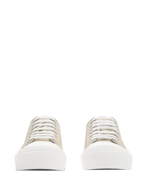 Burberry check-pattern low-top sneakers - Neutrals