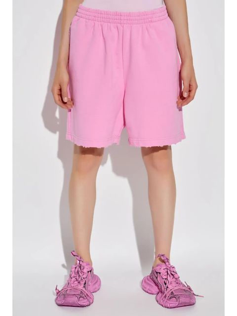 Balenciaga cotton shorts - Pink