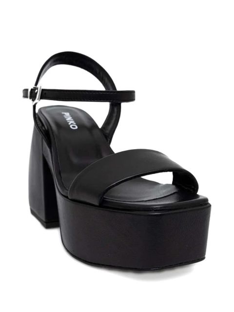 PINKO 120mm platform heeled sandals - Black