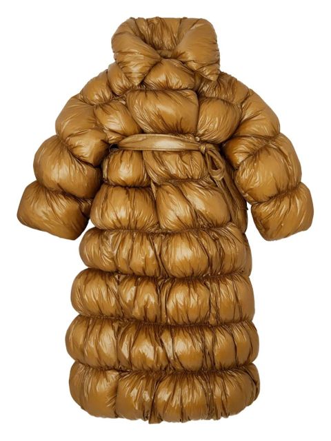 Diesel quilted belted long coat - Yellow - zdjęcie produktu nr 1