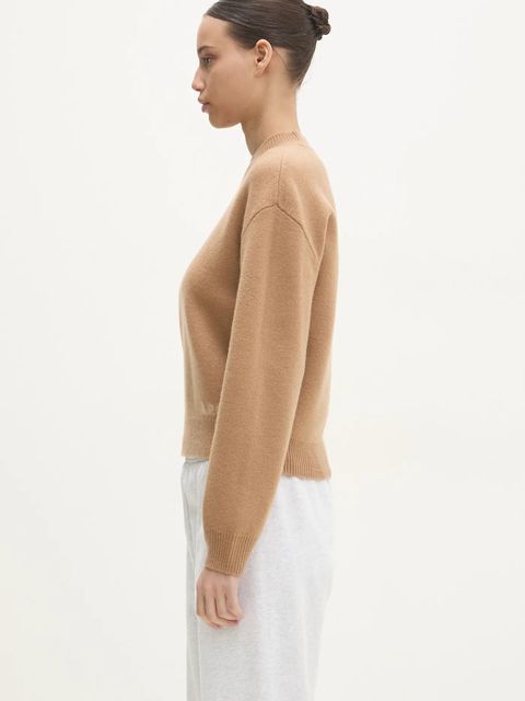 A.P.C. sweter wełniany Pull Esther damski kolor brązowy WVBDK-F23373 - zdjęcie produktu nr 2