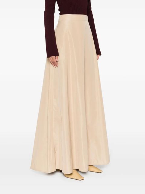 Jil Sander flared maxi skirt - Neutrals