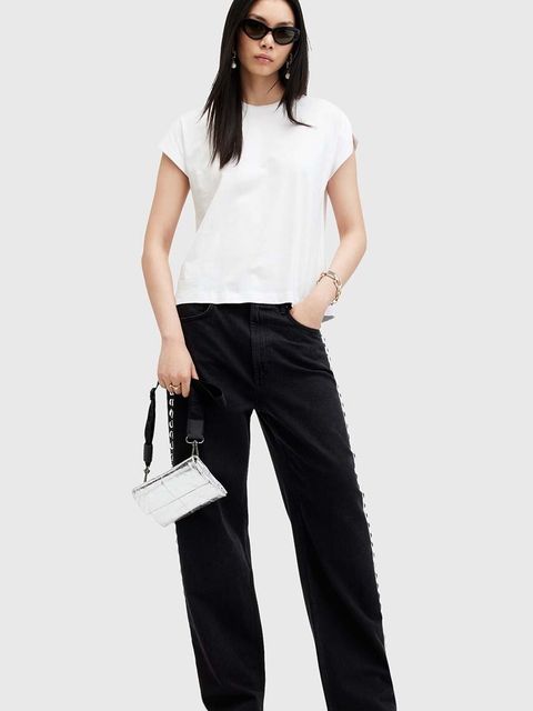 AllSaints t-shirt bawełniany RUE TEE