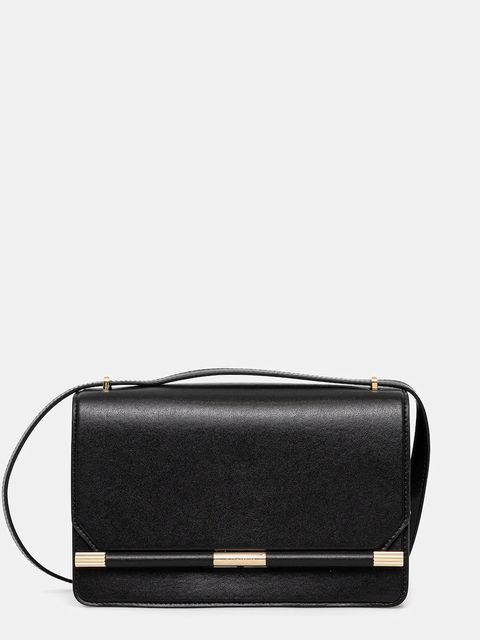 Victoria Beckham torebka skórzana kolor czarny B325AAC006648A - zdjęcie produktu nr 1