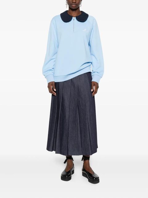 SHUSHU/TONG cotton sweatshirt - Blue - zdjęcie produktu nr 2