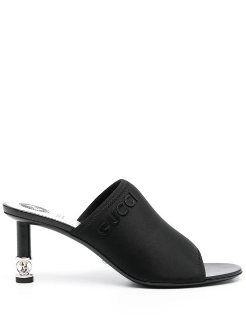 Gucci 75mm Interlocking G mules - Black