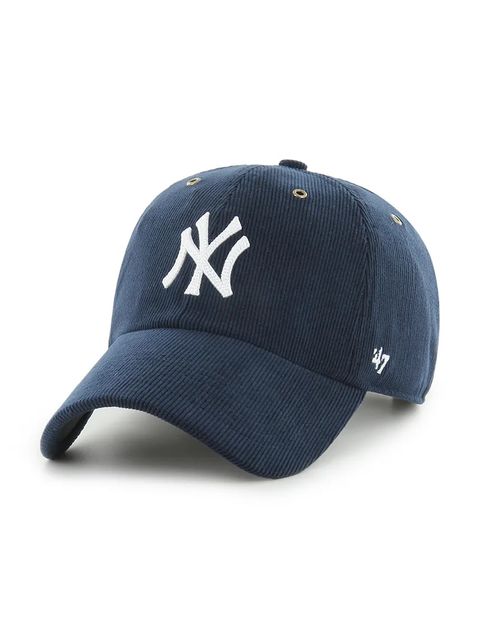 47 brand czapka z daszkiem bawełniana MLB New York Yankees kolor granatowy B-TCDCU17IWS-NY - zdjęcie produktu nr 1