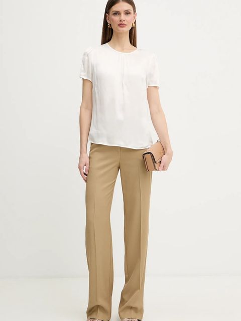 Fracomina bluzka z domieszką jedwabiu - zdjęcie produktu nr 1