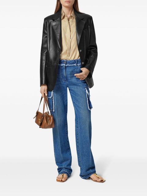 Versace frayed cargo jeans - Blue - zdjęcie produktu nr 2