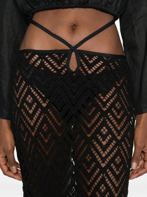 Johanna Ortiz Soul maxi skirt - Black