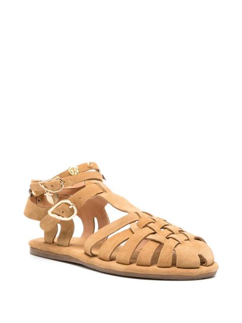 Ancient Greek Sandals Karina cage sandals - Neutrals