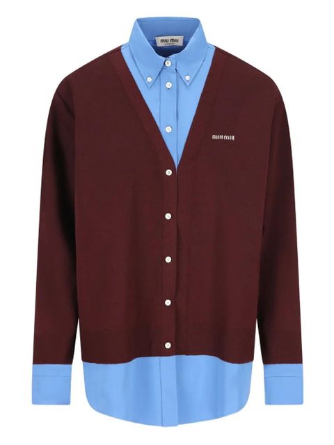 Miu Miu button-fastening shirt - Red - zdjęcie produktu nr 1