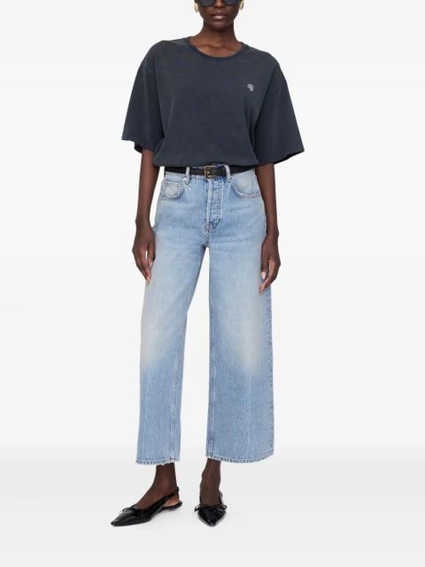 ANINE BING Rudy graphic-print T-shirt - Black