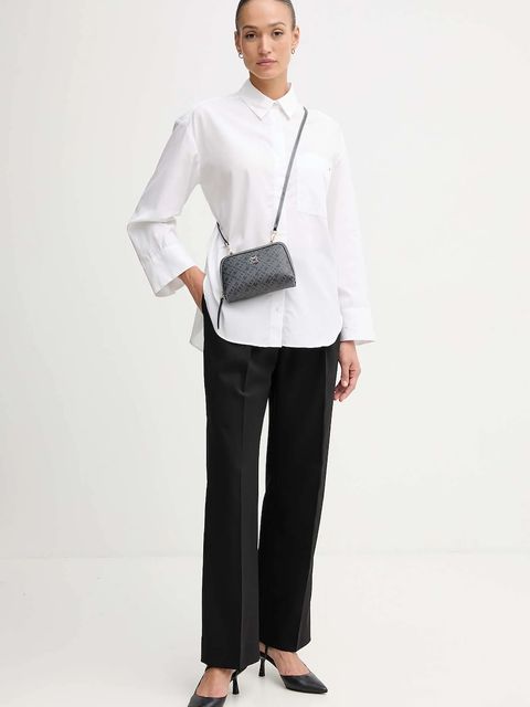 Tommy Hilfiger koszula bawełniana damska kolor biały relaxed z kołnierzykiem klasycznym WW0WW46599