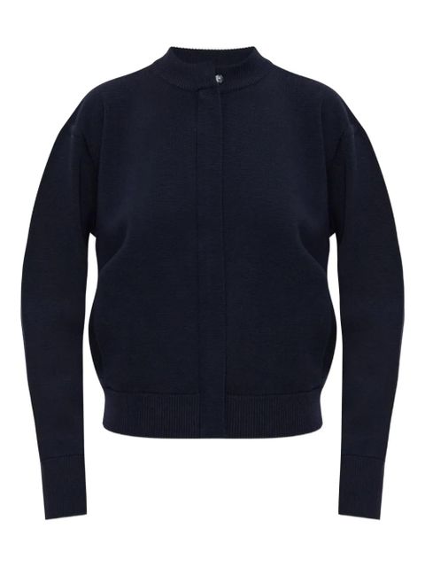 Max Mara Pelago high-neck zip-front cardigan - Black - zdjęcie produktu nr 1