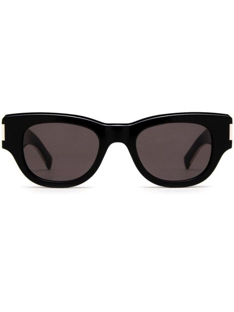 Saint Laurent Eyewear naked wire core cat-eye sunglasses - Black - zdjęcie produktu nr 1