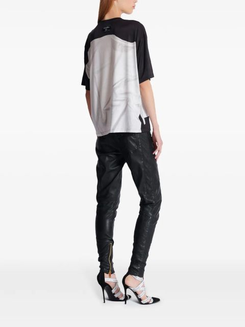 Balmain trompe l'oeil T-shirt - White