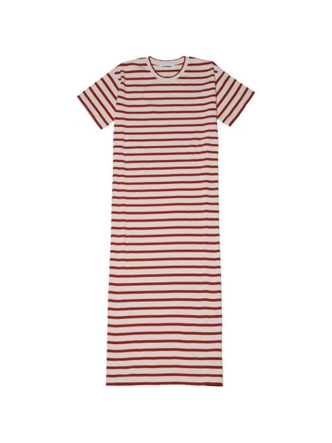 Jil Sander striped maxi dress - Neutrals - zdjęcie produktu nr 1