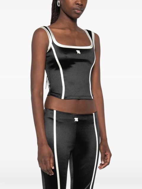 MISBHV logo-embroidered top - Black