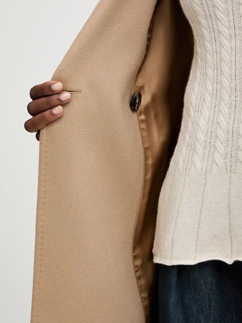 Weekend Max Mara płaszcz wełniany RESINA kolor zielony 2525016102600