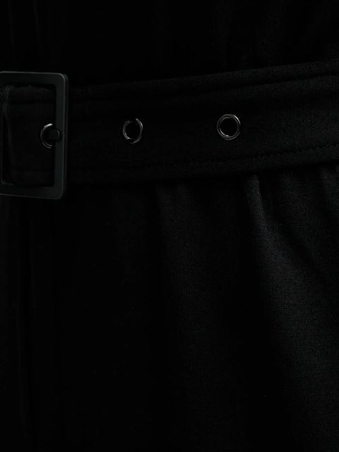 Karl Lagerfeld kombinezon SIGNATURE kolor czarny z kołnierzykiemm B1W13031