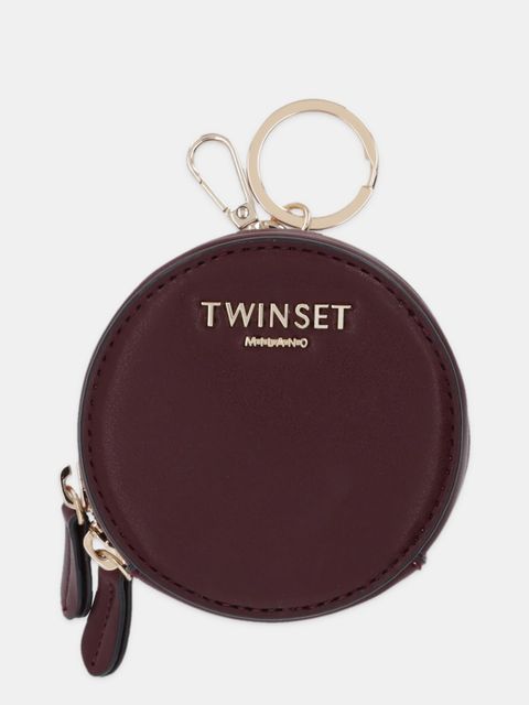 Twinset portfel damski kolor fioletowy 252TL8042 - zdjęcie produktu nr 1