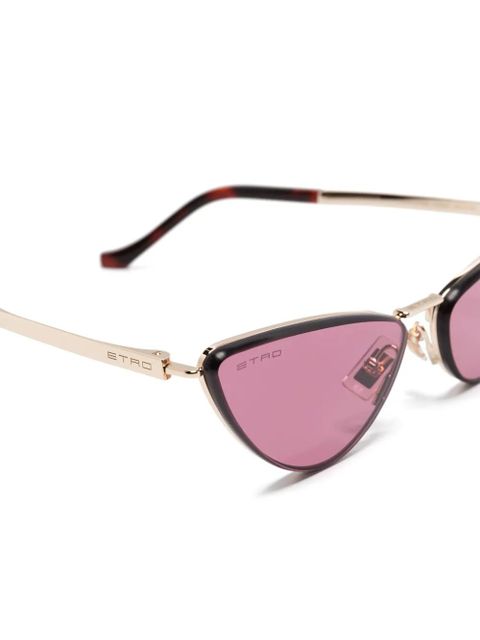 ETRO cat eye-frame sunglasses - Gold